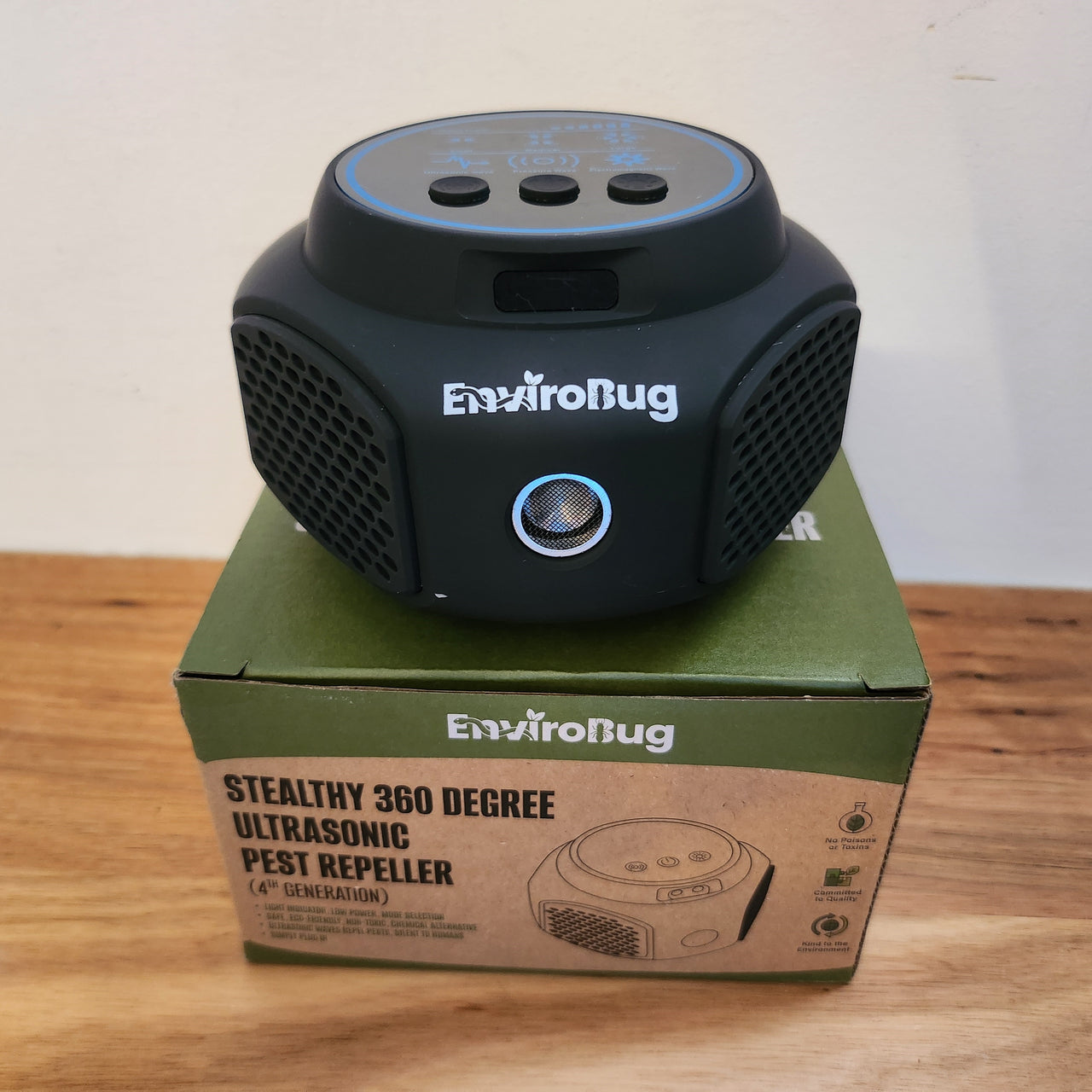 Stealthy 360 Degree Ultrasonic Pest Repeller (4th Generation) - Envirobug