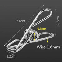 Thumbnail for EnviroBug Eco-Friendly Stainless Steel Pegs (Bag of 20) - Envirobug