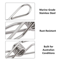 Thumbnail for EnviroBug Eco-Friendly Stainless Steel Pegs (Bag of 20) - Envirobug