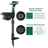 Thumbnail for Garden Sentinel Pest-Repelling Sprinkler | Motion-Activated | Solar-Powered - Envirobug