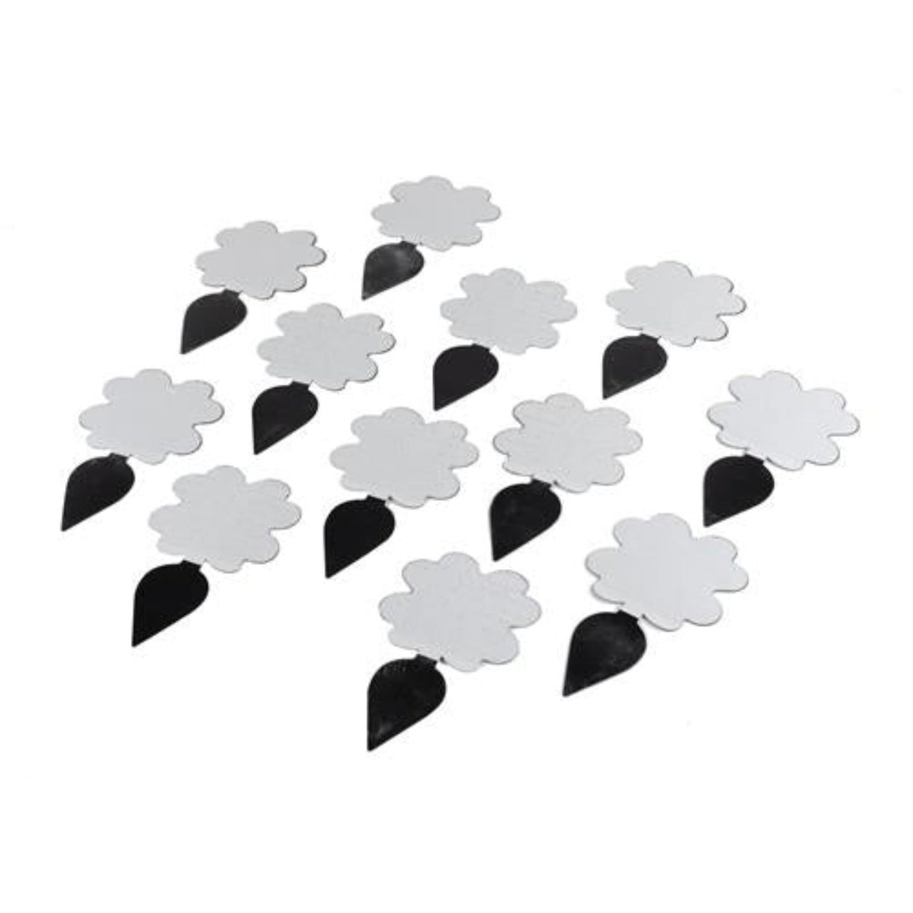 Super Sticky Gnat & Aphid Traps for Potted Plants - Black (12 Pack) - Envirobug