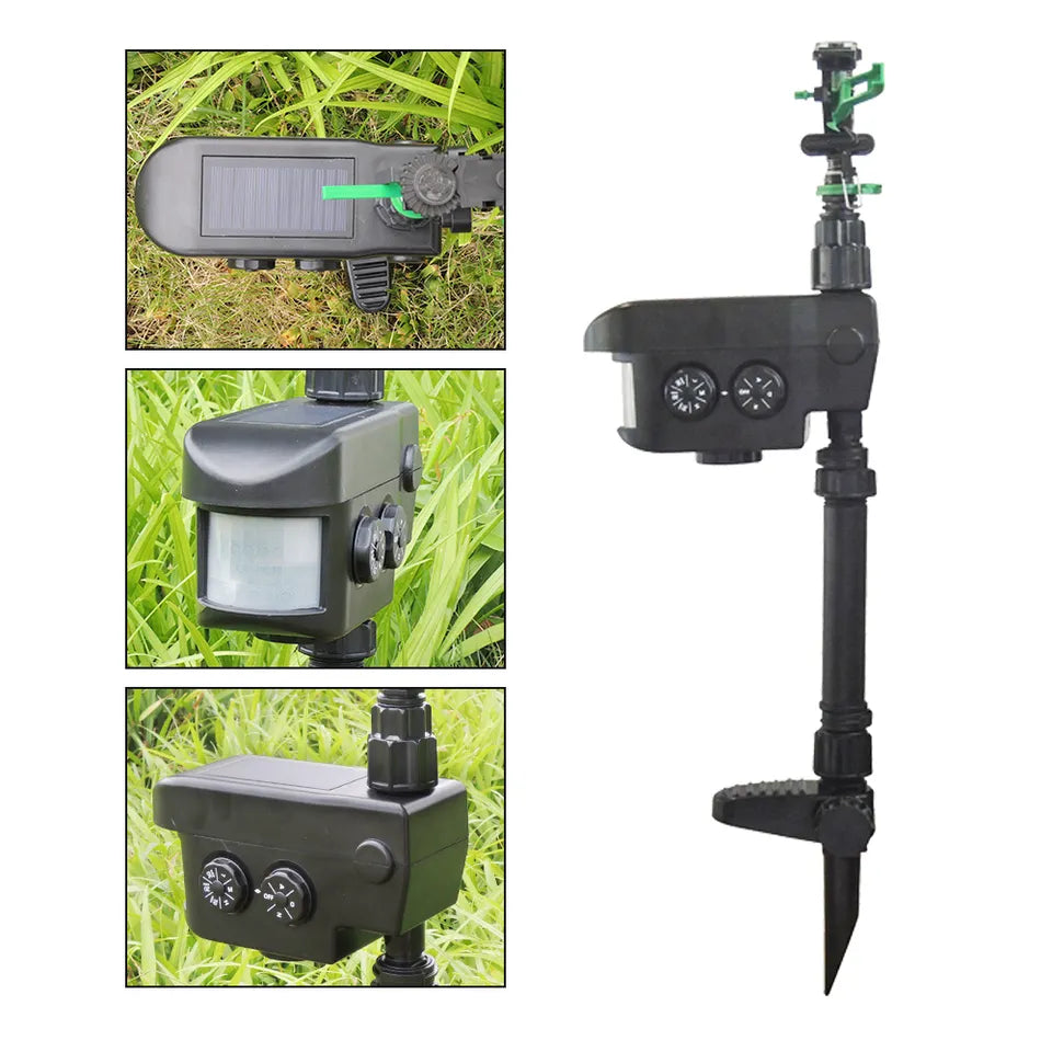 Garden Sentinel Pest-Repelling Sprinkler | Motion-Activated | Solar-Powered - Envirobug