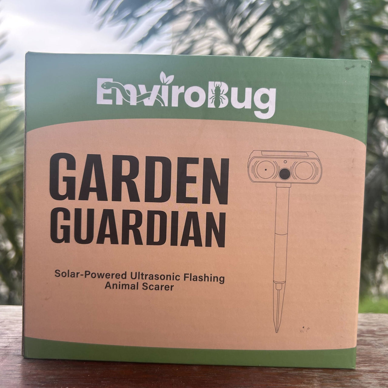 Garden Guardian - Solar Powered Ultrasonic Animal Repellent - Envirobug