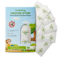 Thumbnail for Mozzie Stop: Natural Mosquito Repellent Stickers (60 Pack) - Envirobug