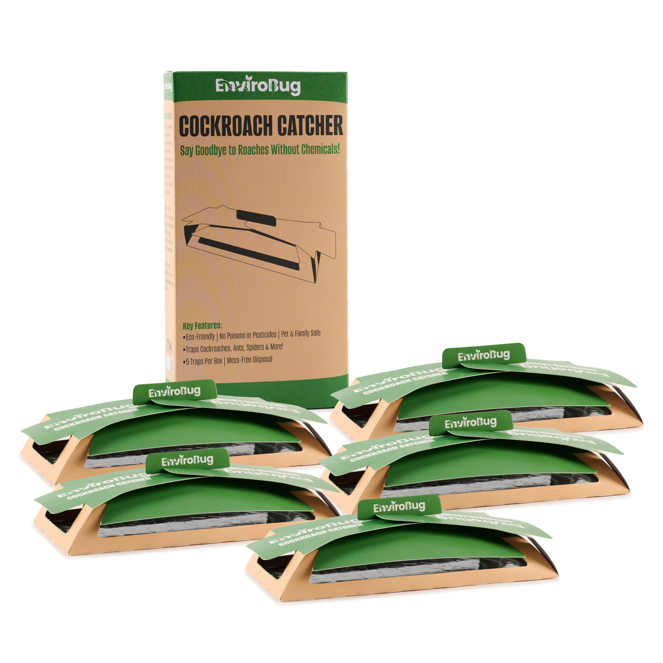 Cockroach Sticky Trap (Box of 5) - Envirobug