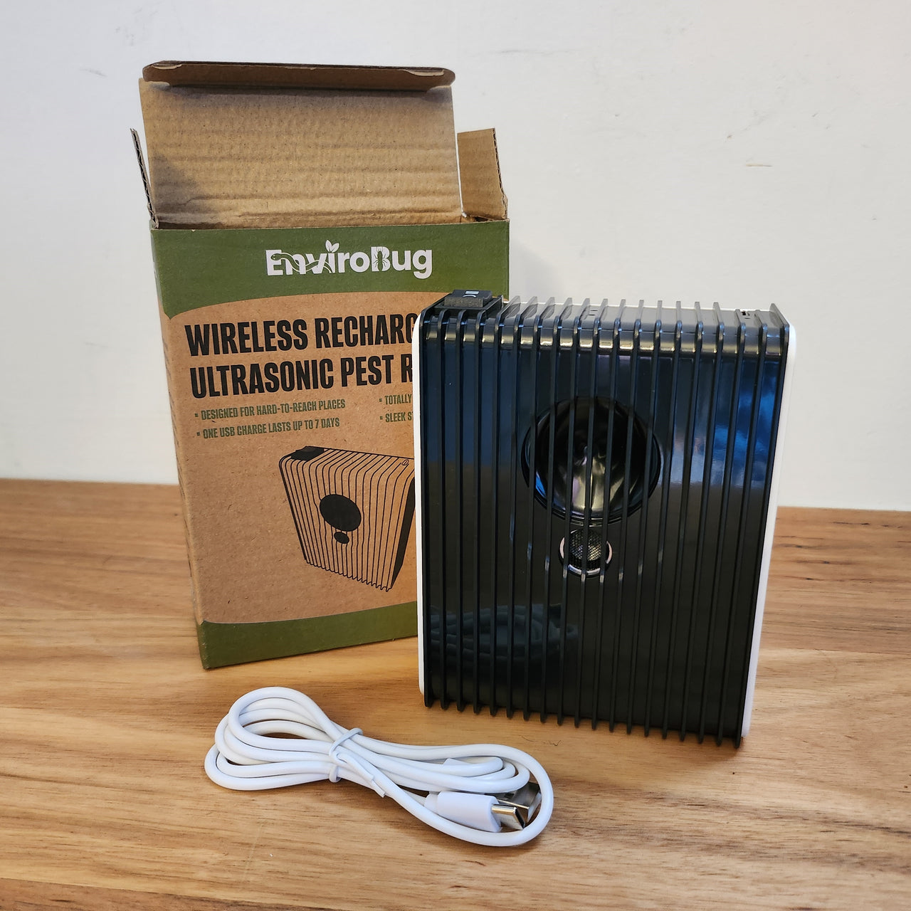 Wireless Rechargeable Ultrasonic Pest Repeller (7-day battery life!)