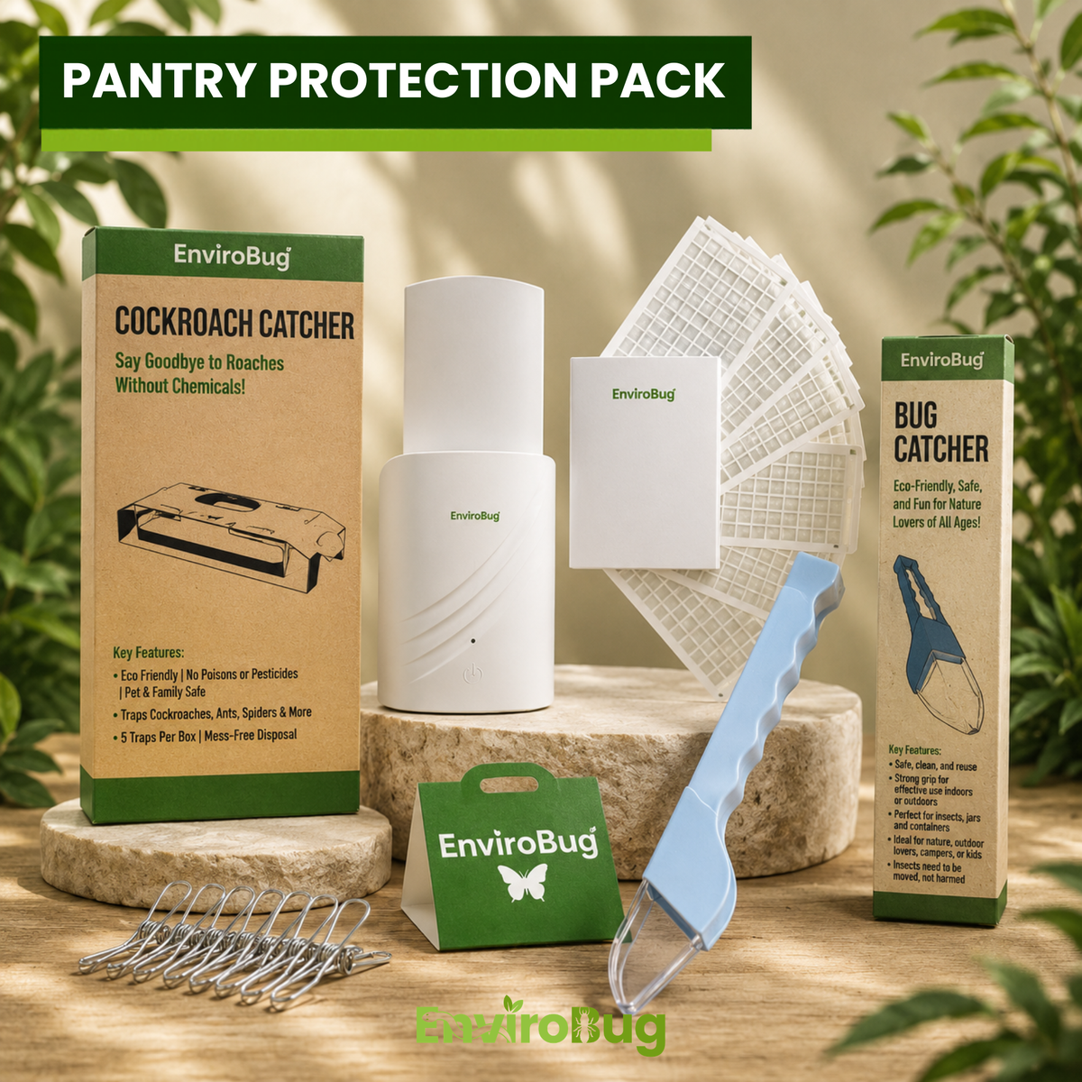Pantry Protection Pack – Moth, Cockroach & Flying Insect Defence Bundle - Envirobug