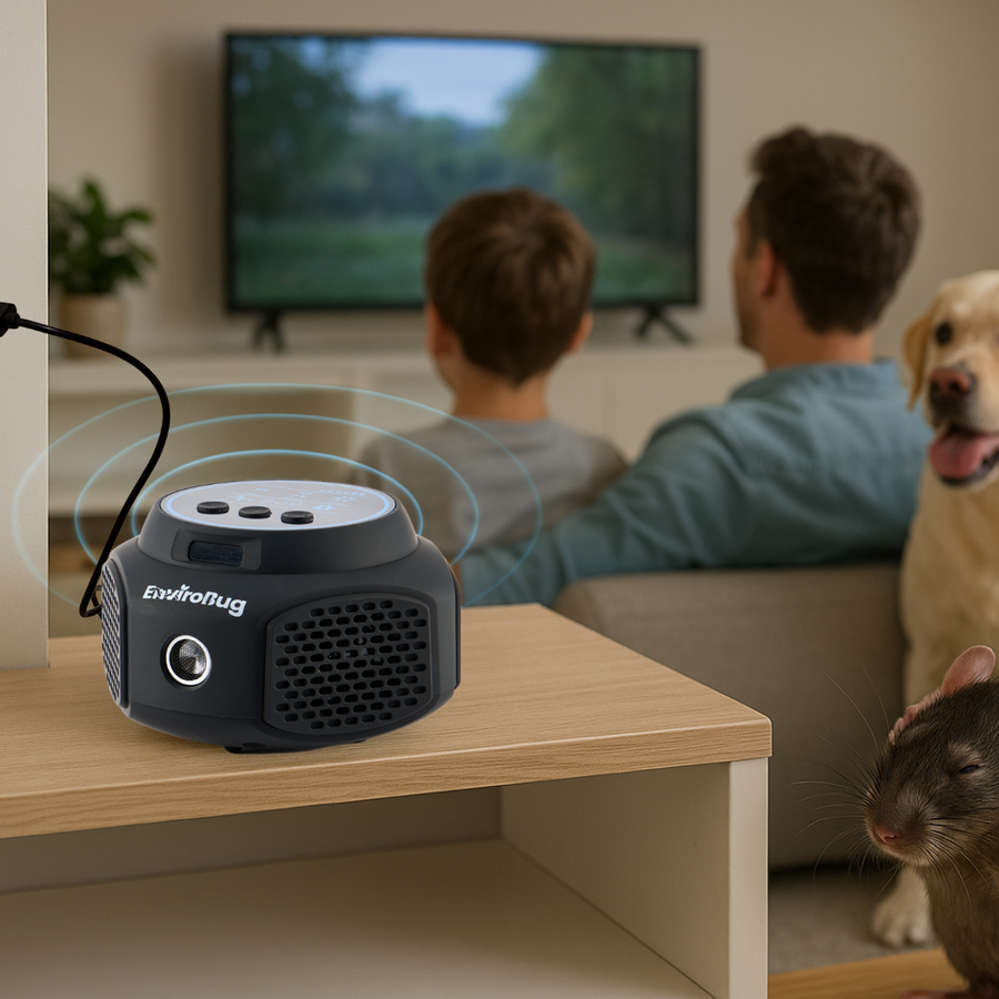 Stealthy 360 Degree Ultrasonic Pest Repeller (4th Generation) - Envirobug