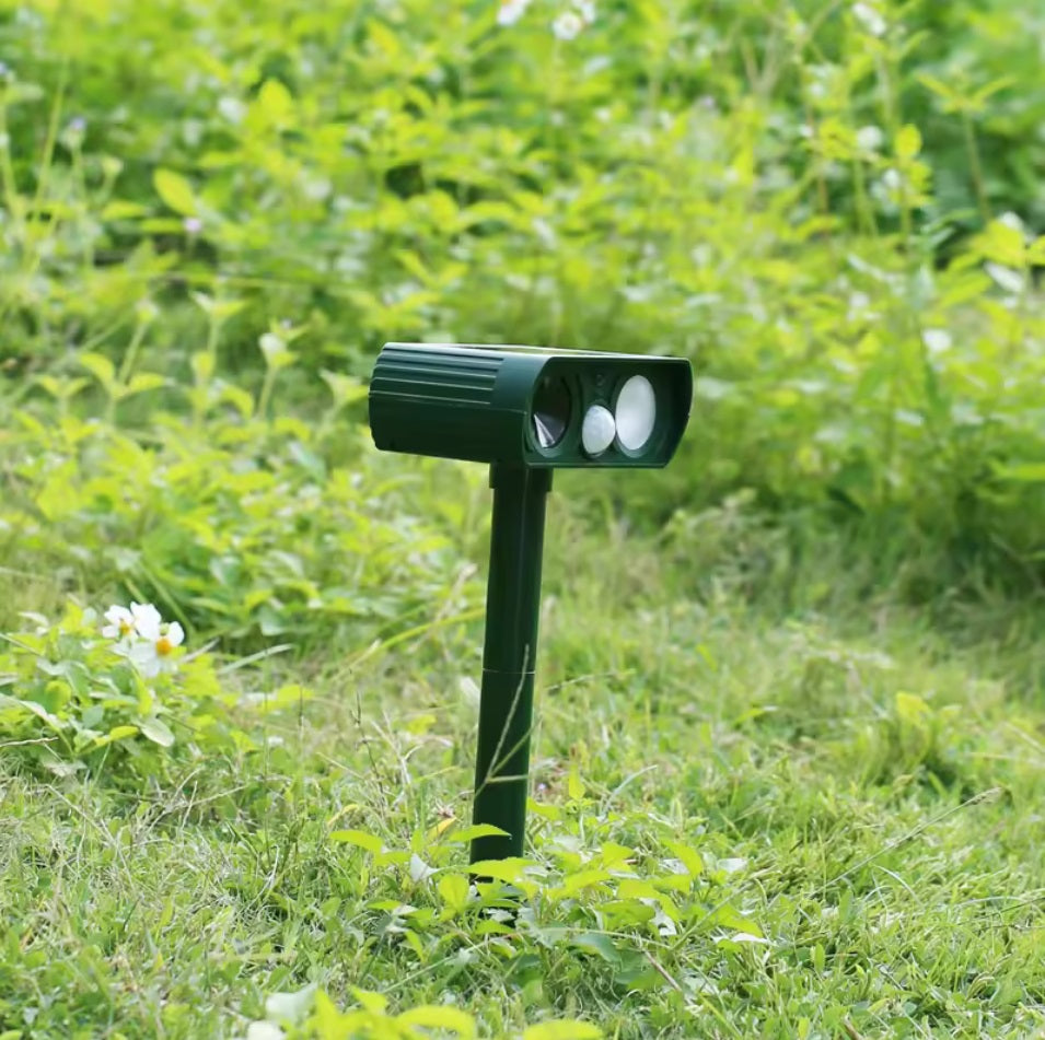 Garden Guardian - Solar Powered Ultrasonic Animal Repellent (Preorder for late-March)