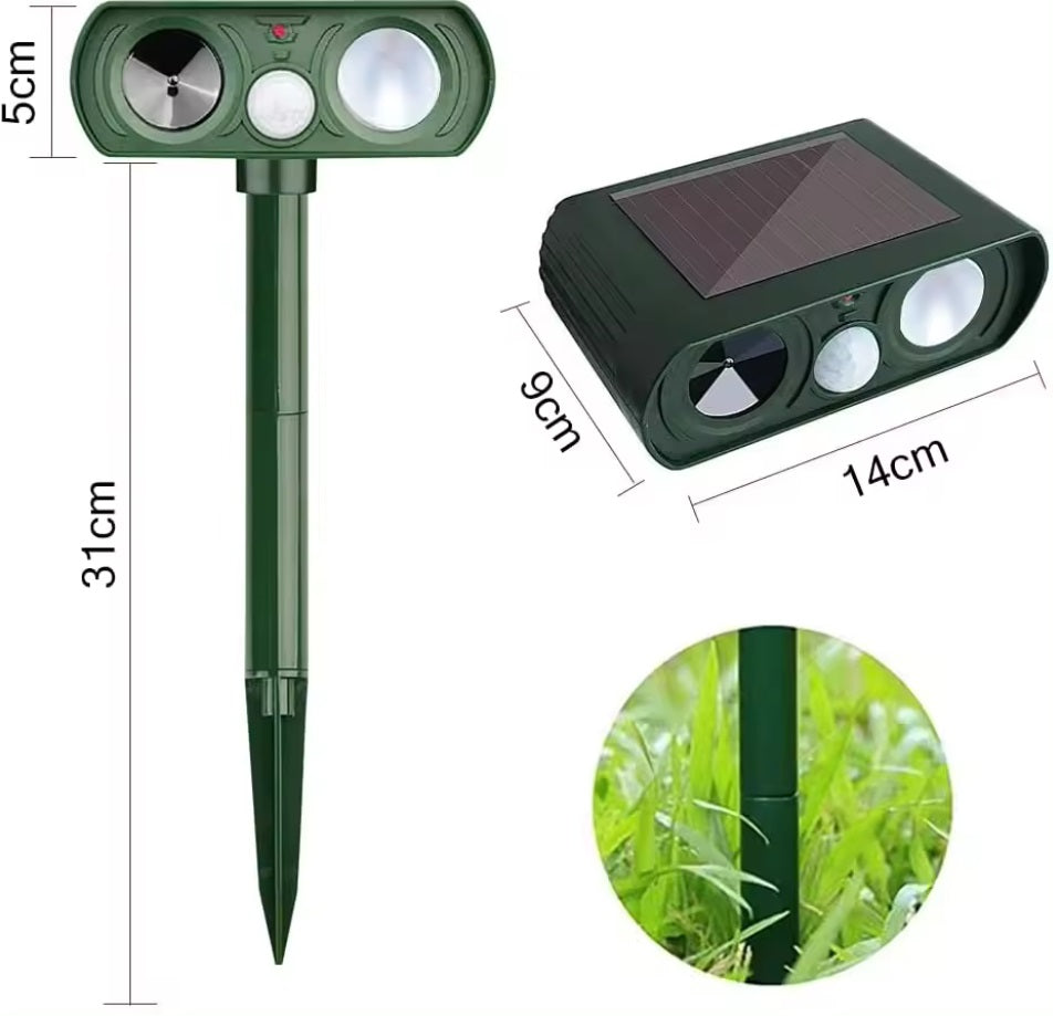 Garden Guardian - Solar Powered Ultrasonic Animal Repellent - Envirobug