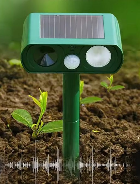 Garden Guardian - Solar Powered Ultrasonic Animal Repellent - Envirobug