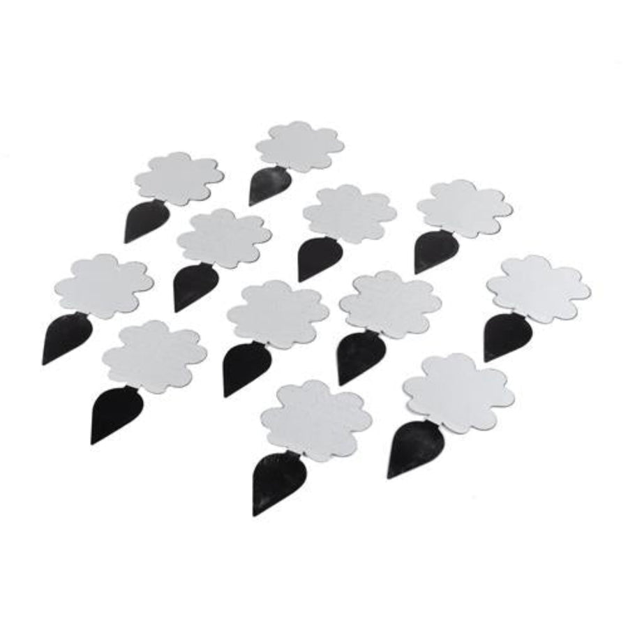 Super Sticky Gnat & Aphid Traps for Potted Plants - Black (12 Pack) - Envirobug