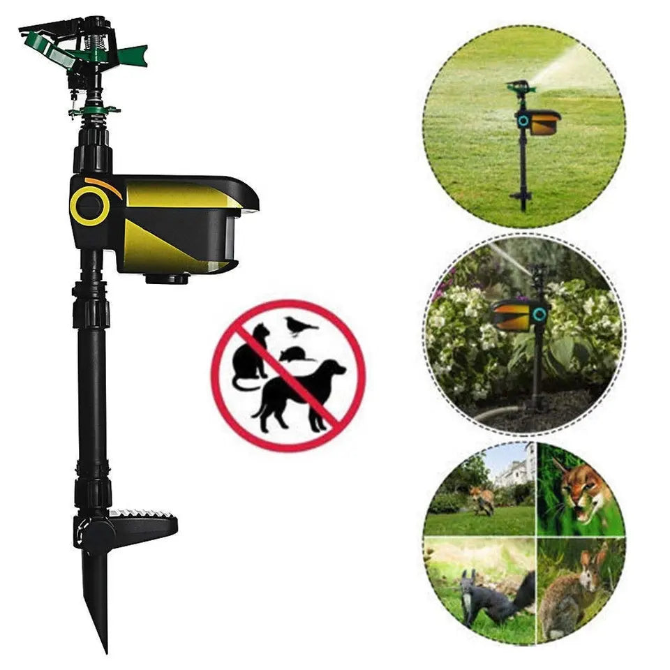 Garden Sentinel Pest-Repelling Sprinkler | Motion-Activated | Solar-Powered - Envirobug
