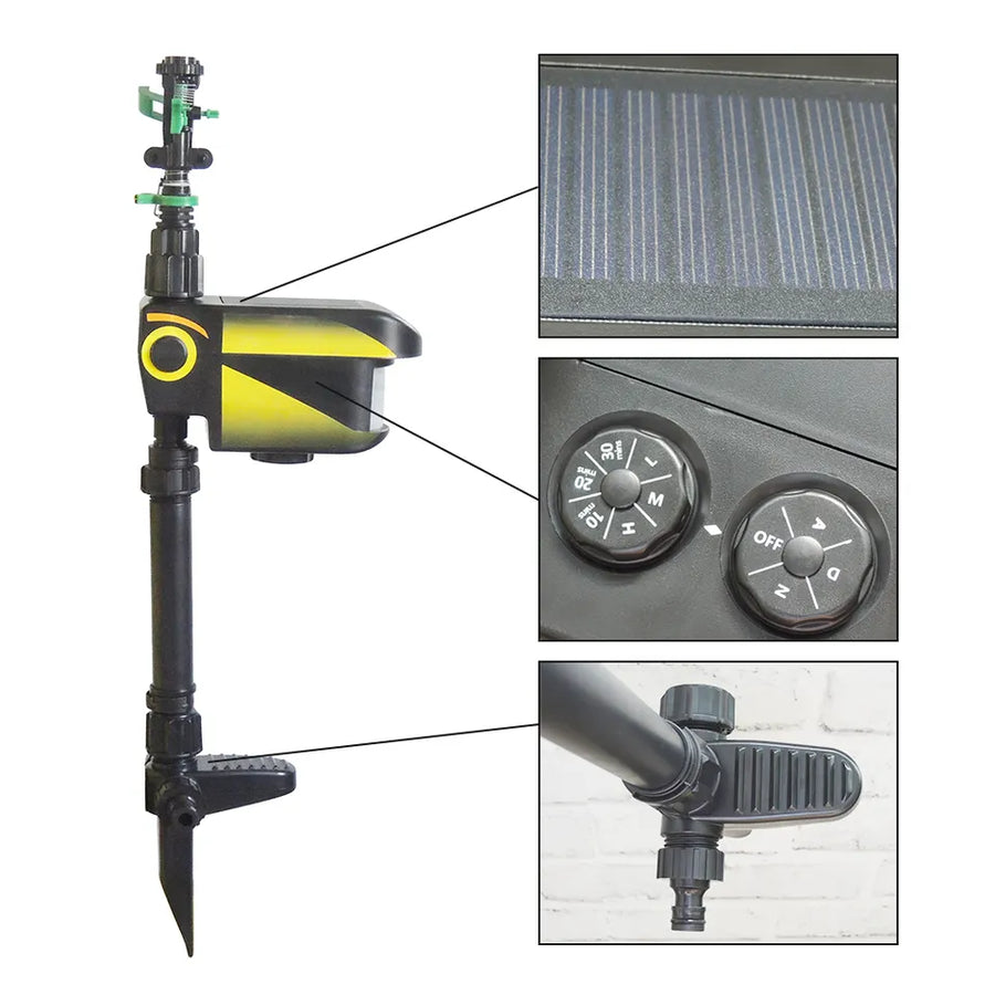 Garden Sentinel Pest-Repelling Sprinkler | Motion-Activated | Solar-Powered - Envirobug