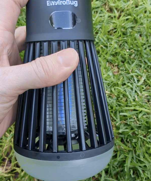 EnviroBug Mozzie Slayer - Camping Mozzie Zapper with Powerful Light - Envirobug