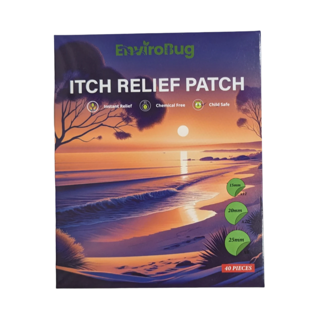 Envirobug Itch Relief Patches (for insect bites) 40 Pack