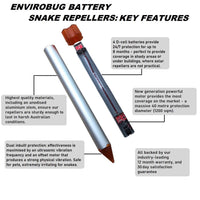 Thumbnail for Envirobug Powerful Battery Snake Repellers - Twin Pack (Pre-order - Dispatch 2nd week of Jan) - Envirobug