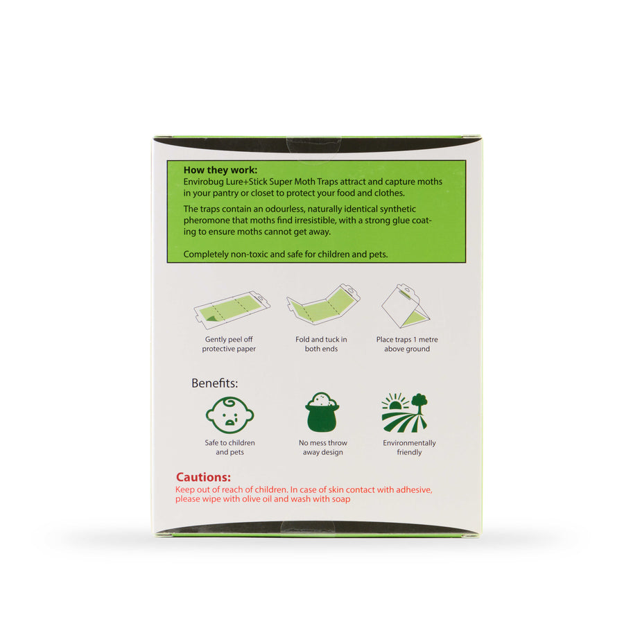 Lure+Stick: Pheromone Traps for Moths - Envirobug