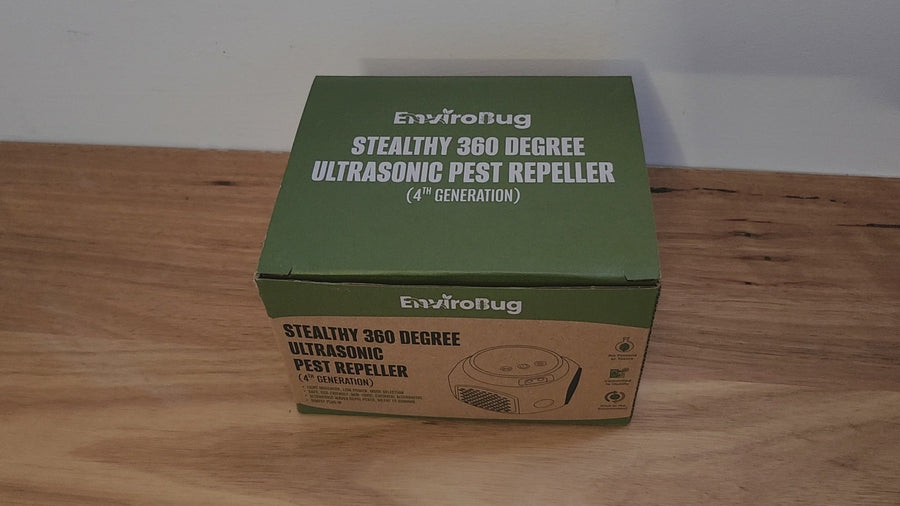 Stealthy 360° Ultrasonic Pest Repeller (4th Generation)